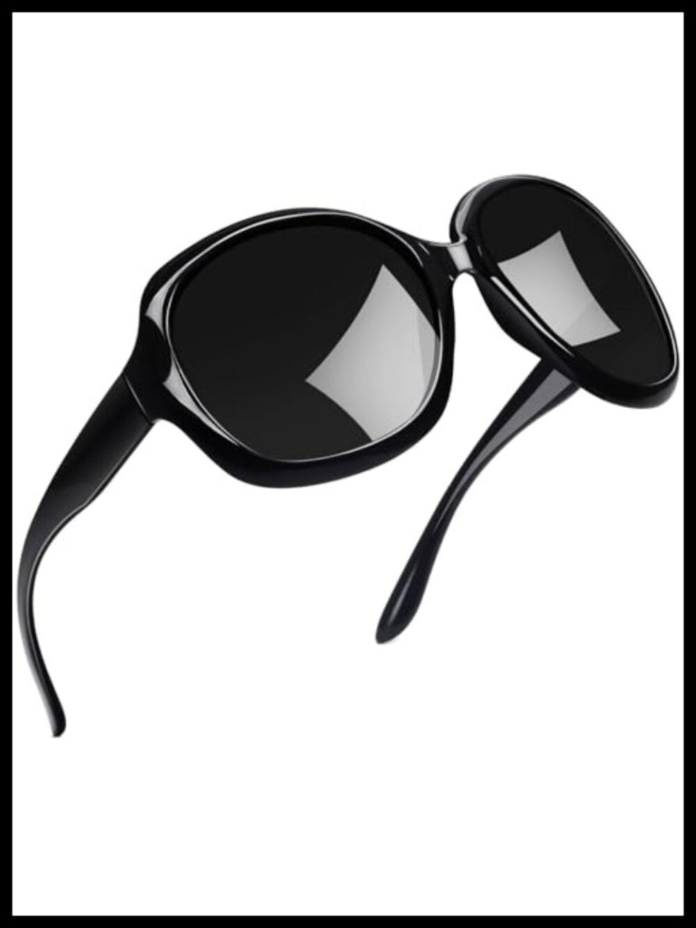 Oversized Polarized Butterfly Sunglasses UV400 Protection Women